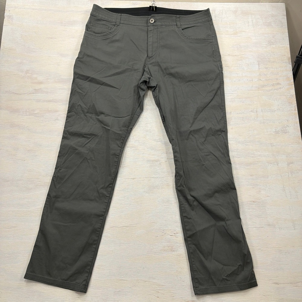 KUHL Pants Resistor Lite Jean Klassik 40x34 Stretch Hiking Gray Mens